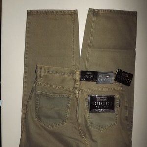 NEW WITH TAGS GUCCI MENS PANTS JEANS 34 X 30 S498